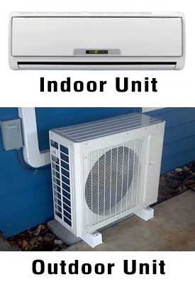 Ductless heat pump/mini-split system